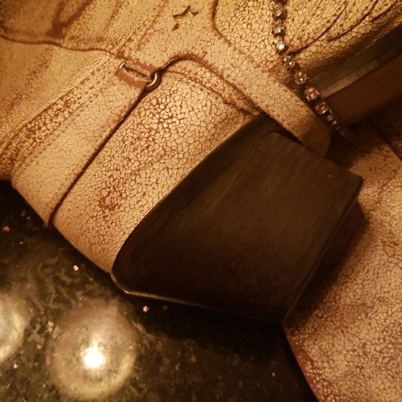 Custom made VINTAGE cream puff cowboy boots - Picture 7 of 7